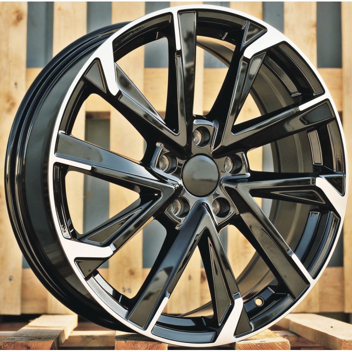 Джанта R18x7.5  5X114.3  ET  40  60.1  I5547  Black Polished (MB)  Fits for TOYOT  (K7)