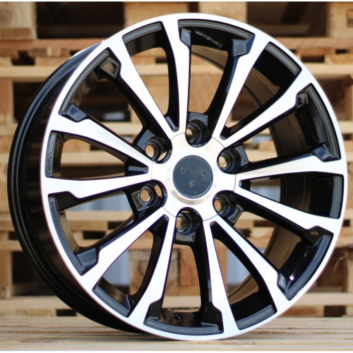 Джанта R18x7.5  6X139.7  ET  25  106.1  B1353  (BK5880)  Black Polished (MB)  Fits for 4X4  (P)  (For car TOYOTA)