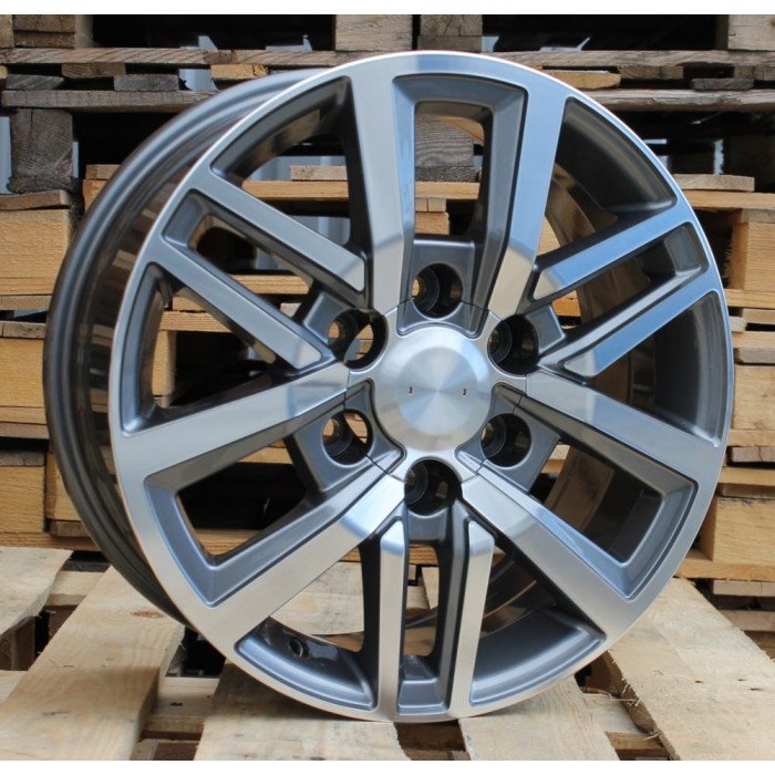 Джанта R18x7.5  6X139.7  ET  25  106  B1155  Grey Polished (MG)  Fits for TOYOT  (Z2)  (4x4)
