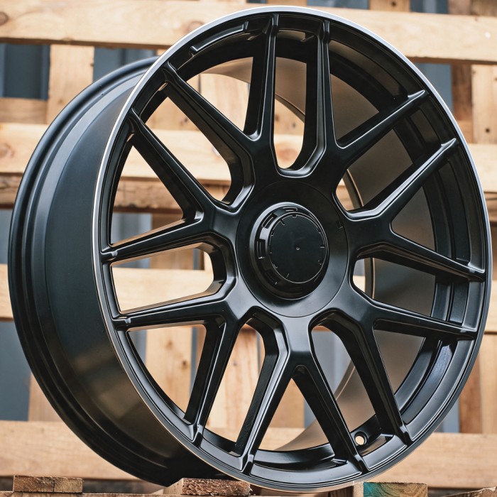 Джанта R18x8.5  5X112  ET  36  66.6  B1258  (IN7040)  Black Half Matt+Polished Lip (BLHMPL)  Fits for MER  (K7)