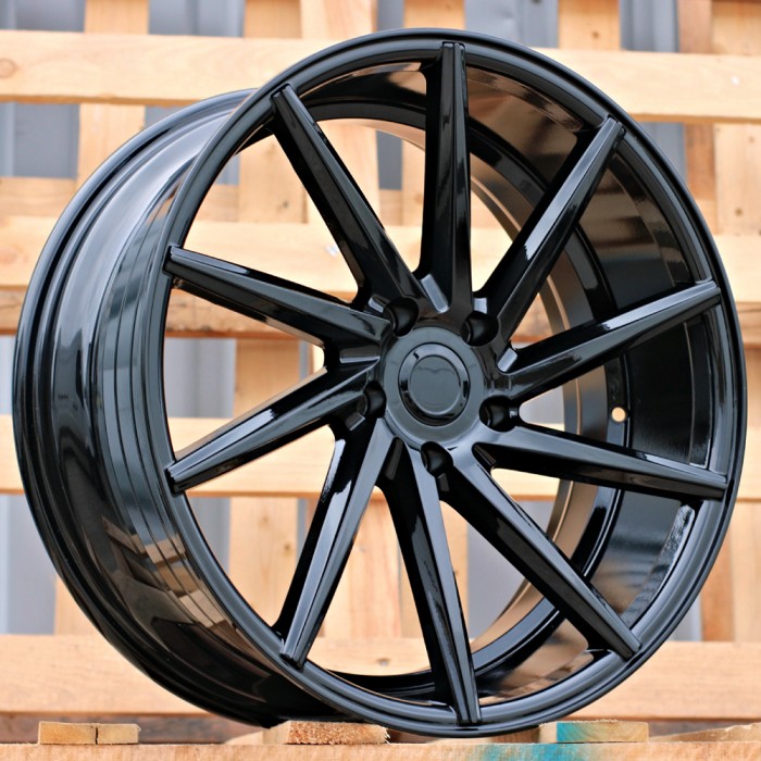 Джанта R18x8  5X108  ET  40  67.1  B1059  Black (BL)  Fits for RACIN  (Z1+Z3+Z6)  (RIGHT SIDE (Style Vossen))