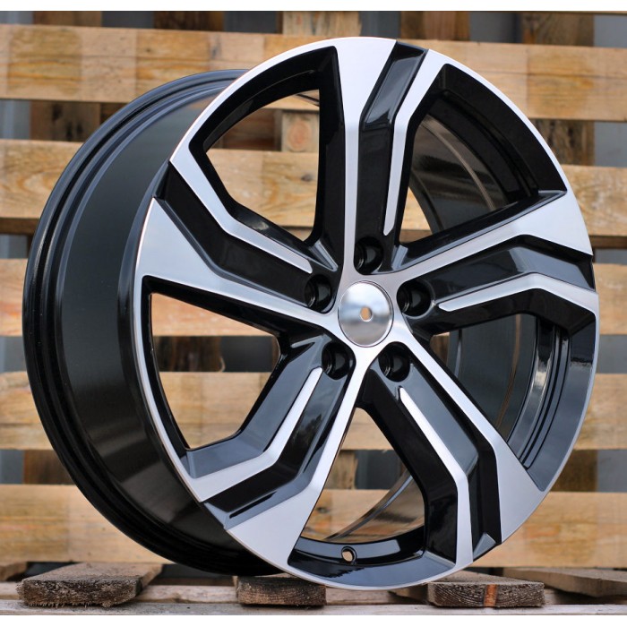 Джанта R18x8  5X108  ET  42  63.4  Y0143  (FBX215)  Black Polished (MB)  Fits for VOLVO  (Z3+Z6)  (HYBRID FORGED)