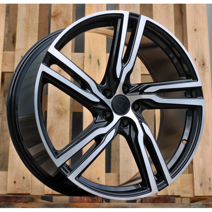 Джанта R18x8  5X108  ET  50  63.3  FE161  (BK5399)  Black Polished (MB)  Fits for VOLVO  (K4)