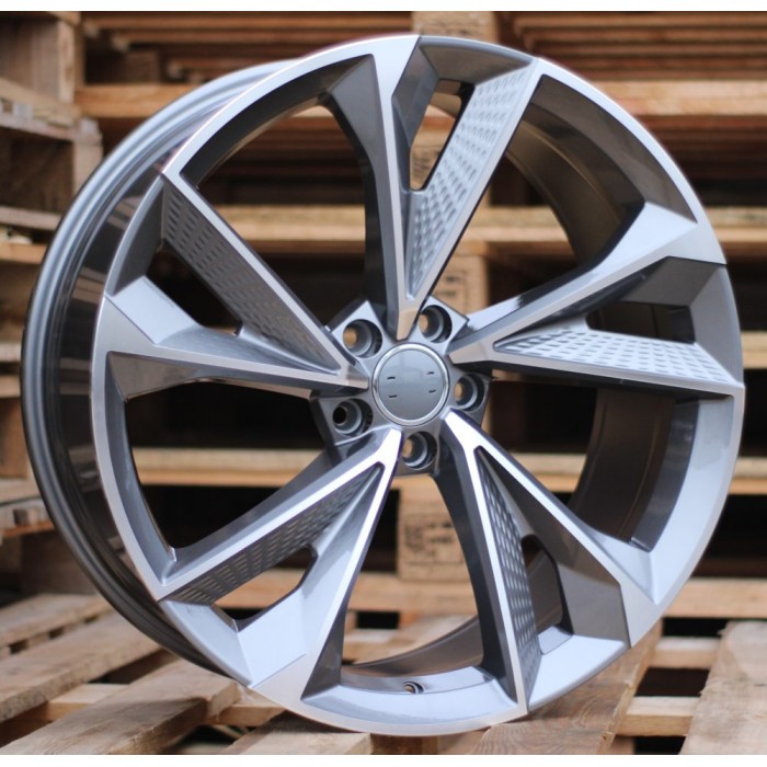 Джанта R18x8  5X112  ET  40  66.5  B1566  Grey Polished (MG)  For AUD  (Z3)