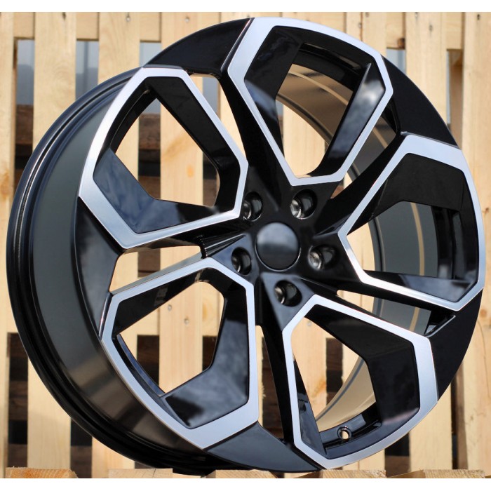 Джанта R18x8  5X112  ET  42  57.1  I5561  Black Polished (MB)  Fits for SKODA  (Z5+Z3+Z4)  (BP)