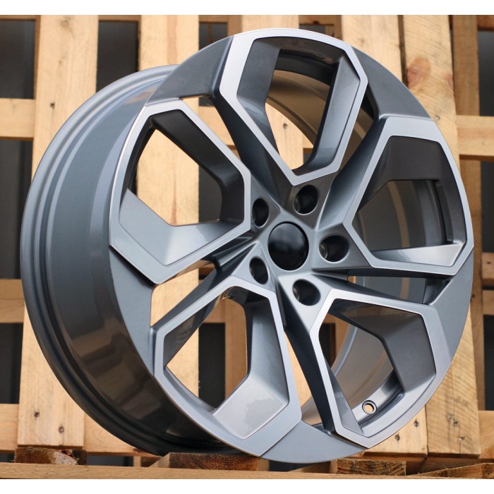 Джанта R18x8  5X112  ET  42  57.1  I5561  Grey Polished (MG)  Fits for SKODA  (Z5)