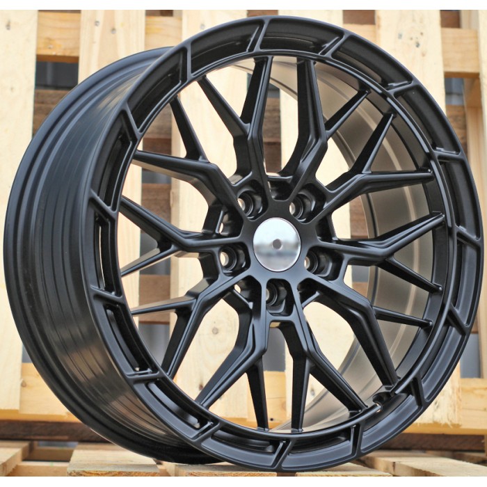 Джанта R18x8  5X114.3  ET  40  67.1  FBX384  Black Half Matt (BLHM)  Fits for RACIN  (Z7)  (HYBRID FORGED)