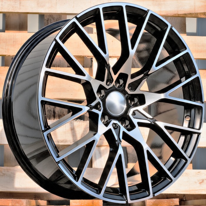 Джанта R18x8  5X120  ET  34  72.6  A5479  (BK5441)  Black Polished (MB)  Fits for BMW  (Z7)  (Rear+Front)