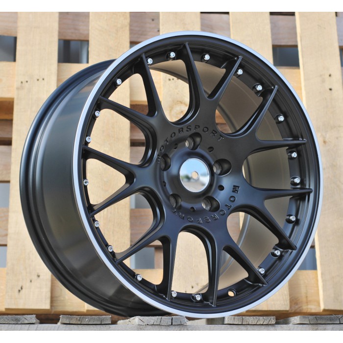 Джанта R18x8  5X120  ET  34  72.6  IN0278  Black Half Matt+Polished Lip (BLHMPL)  Fits for RACIN  (Z5)  (Racingline)