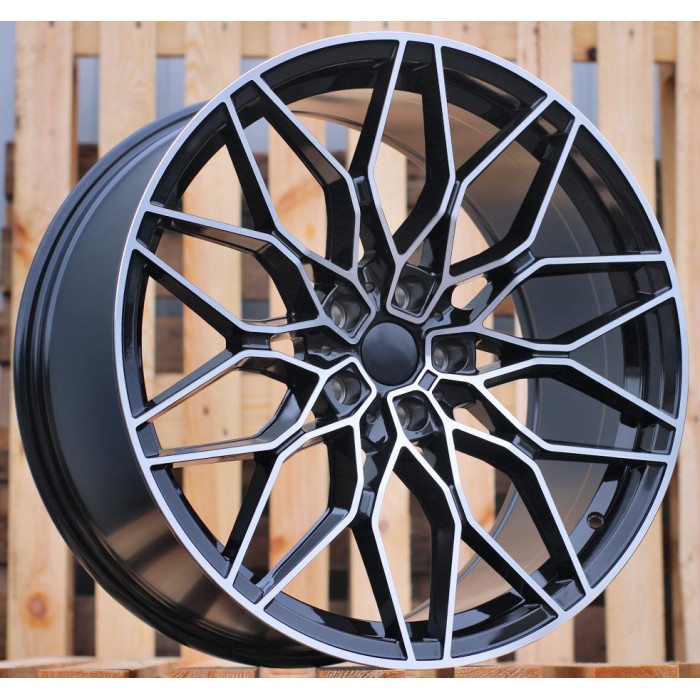 Джанта R18x8  5X120  ET  34  72.6  IN292  (Y1091)  Black Polished (MB)  Fits for BMW  (P)
