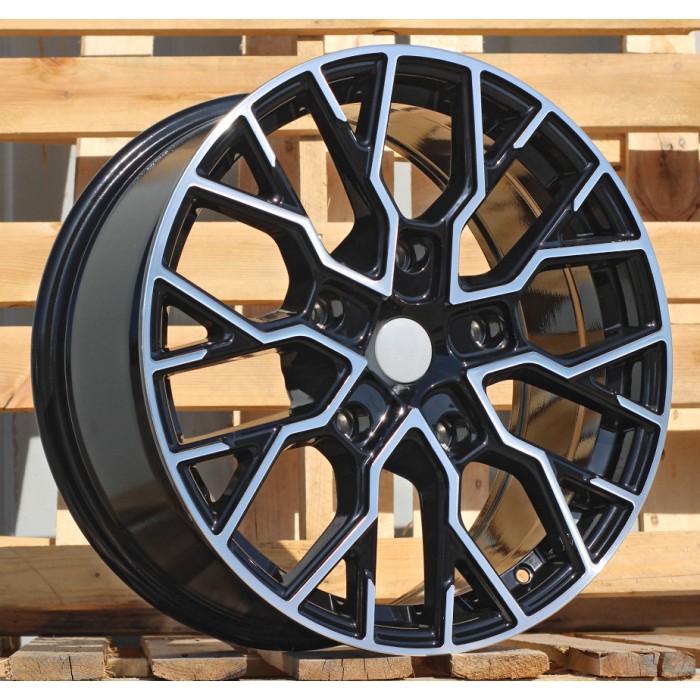 Джанта R18x8  5X160  ET  48  65.1  I5658  Black Polished (MB)  For FORD  (Z6+Z3)  (4X4)