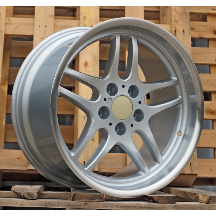 Джанта R18x9.5  5X120  ET  25  74.1  FBX121  (B2055-FF)  Silver+Polished Lip (SP)  For BMW  (Z3)  (HYBRID FORGED Rear+Front)