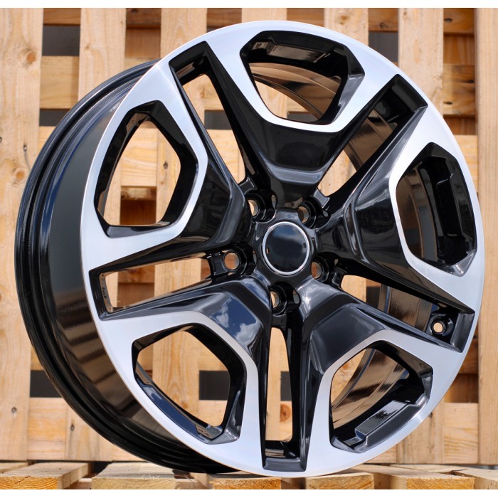 Джанта R19x7.5  5X114.3  ET  40  60.1  Y0113  Black Polished (MB)  Fits for TOYOT  (P+Z4)  (RAV 4)