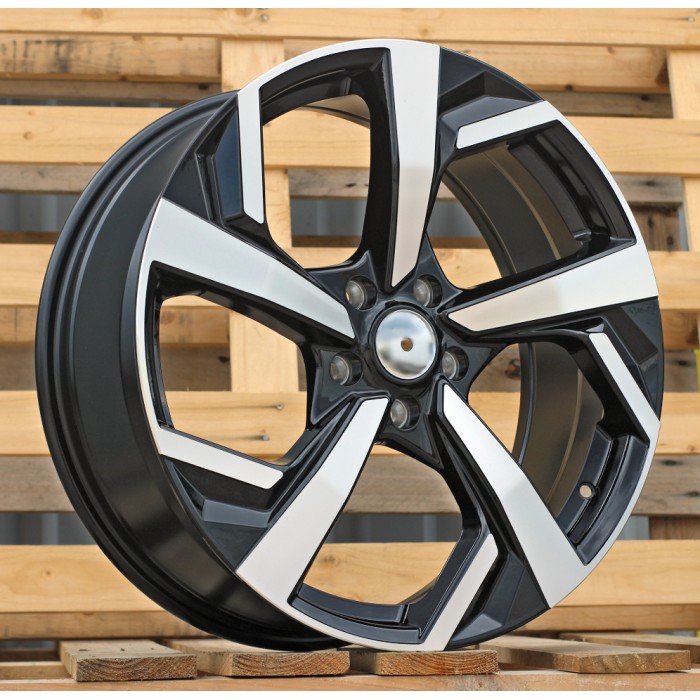 Джанта R19x7.5  5X114.3  ET  40  66.1  XE173  (LU1587)  Black Polished (MB)  Fits for NISS  (P1)