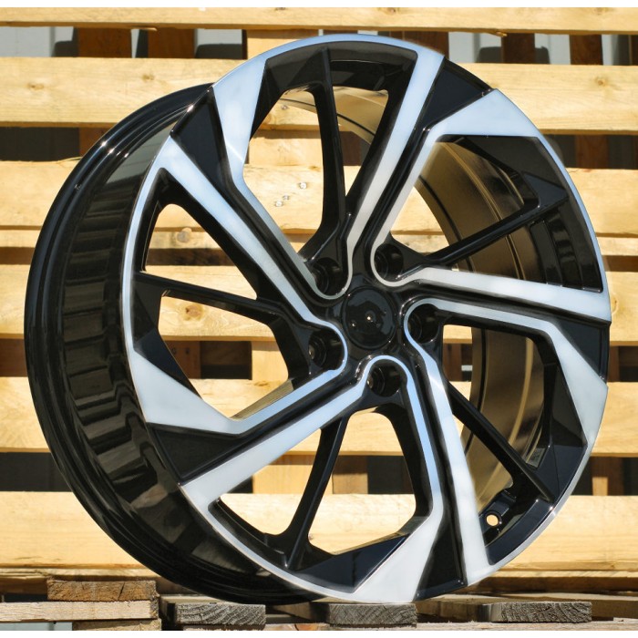 Джанта R19x7.5  5X114.3  ET  45  66.1  D1981  Black Polished (MB)  Fits for NISS  (Z2+Z4+Z1)  (Qashqai NEW Model)