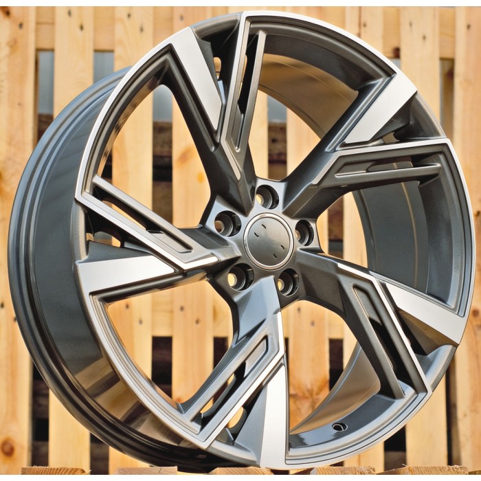 Джанта R19x8.5  5X112  ET  30  66.5  B1571  (FBX154)  Grey Polished (MG)  Fits for AUD  (Z5+A)  (HYBRID FORGED)