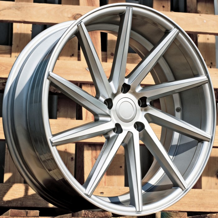 Джанта R19x8.5  5X112  ET  35  66.5  B1058  Machined Silver (MS)  Fits for RACIN  (Z7)  (LEFT SIDE (Style RacingLine))