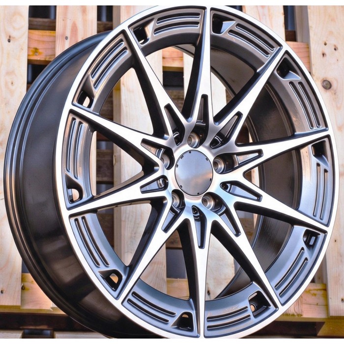 Джанта R19x8.5  5X112  ET  36  66.6  H3500F  Grey Polished (MG)  Fits for MER  (K3)  (HYBRID FORGED Rear+Front NEW Model)
