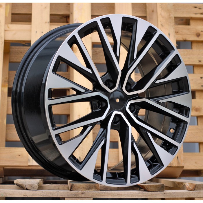 Джанта R19x8.5  5X112  ET  40  66.5  F733  (F9733)  Black Polished (MB)  Fits for AUD  (Z5)  (HYBRID FORGED New Model)