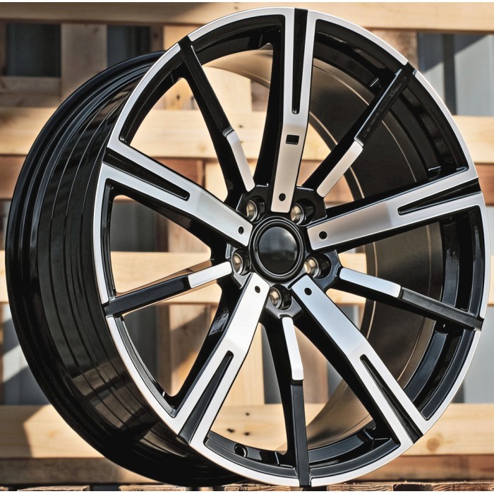 Джанта R19x8.5  5X112  ET  40  66.6  YF1156  Black Polished (MB)  Fits for BMW  (Z6)  (HYBRID FORGED Front + Rear)