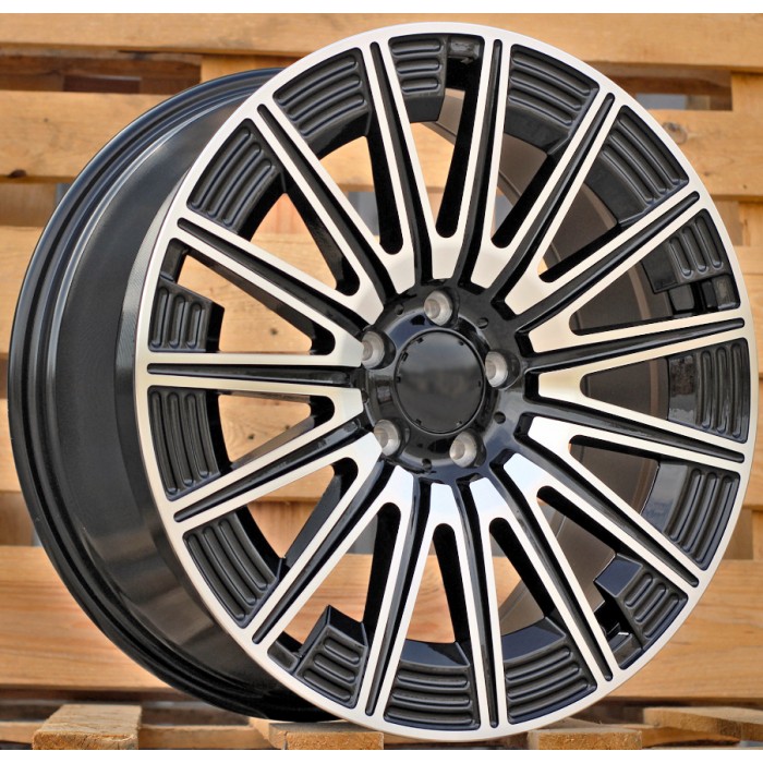 Джанта R19x8.5  5X112  ET  43  66.5  FLB005  Black Polished (MB)  Fits for MER  (P1)  (HYBRID FORGED Front+Rear New Model)