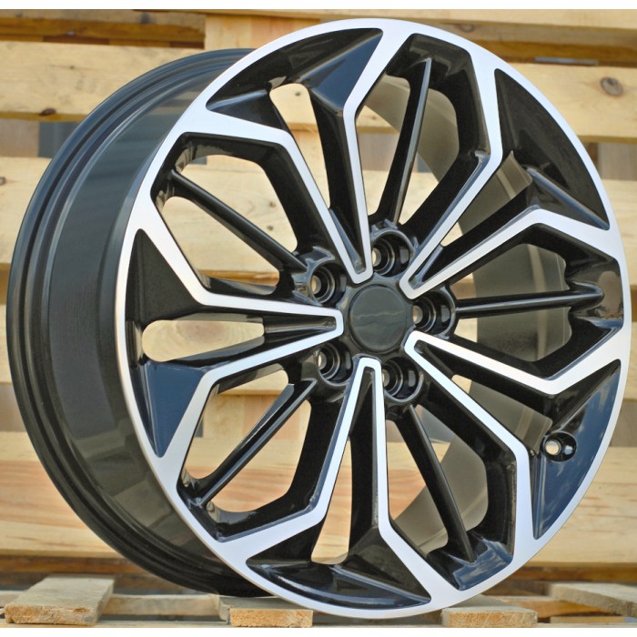 Джанта R19x8  5X108  ET  45  63.4  FE187  (IN5608)  Black Polished (MB)  For FORD  (P2)