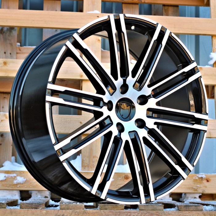 Джанта R19x9.5  5X112  ET  21  66.5  B1026  Black Polished (MB)  Fits for PORCH  (Z4)  (Rear+Front)