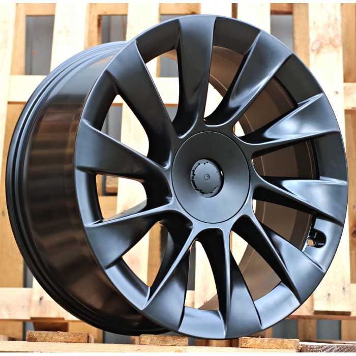 Джанта R19x9.5  5X114.3  ET  45  64.1  D1797  (H3130F)  Black Half Matt (BLHM)  Fits for TESLA  (K7+Z4)  (HYBRID FORGED (Model Y))