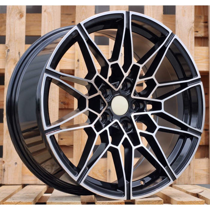 Джанта R19x9  5X112  ET  40  66.6  B1674  Black Polished (MB)  For BMW  (Z2)  (Front+Rear)