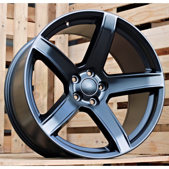 Джанта R20x10.5  5X115  ET  22  71.5  B1671  Black Half Matt (BLHM)  Fits for DODGE  (Z1)  (Rear+Front)