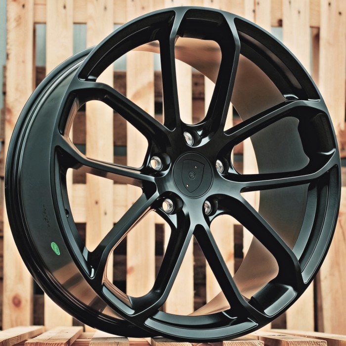 Джанта R20x10.5  5X130  ET  64  71.6  H5084  (YF5593)  Black Half Matt (BLHM)  Fits for PORCH  (K7)  (HYBRID FORGED)