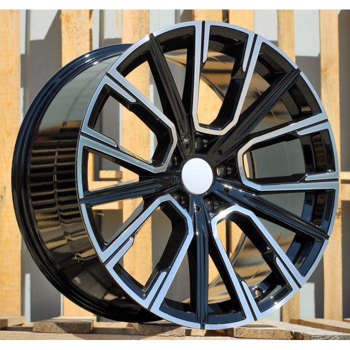 Джанта R20x10  5X112  ET  41  66.6  B5836  (IN5515)  Black Polished (MB)  For BMW  (K8+K7+S)  (Rear+Front)