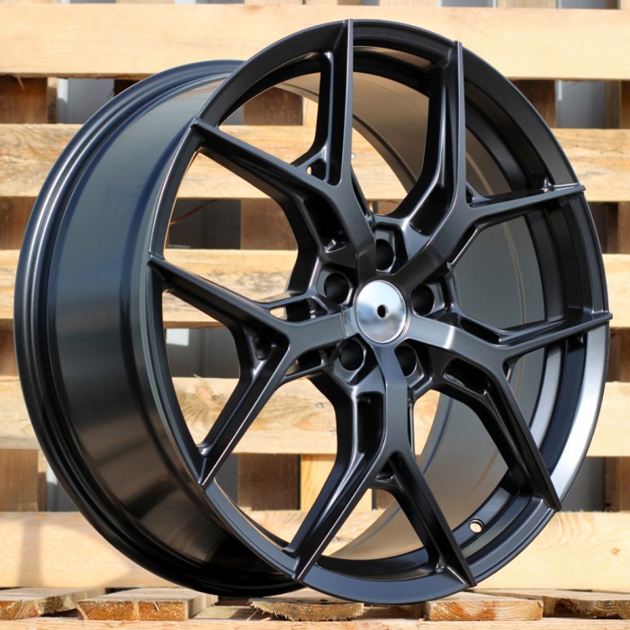 Джанта R20x10  5X130  ET  39  66.5  B1696  Black Half Matt (BLHM)  Fits for AUD  (Z1)  (Fit for Q6 E-TRON (Front+Rear))