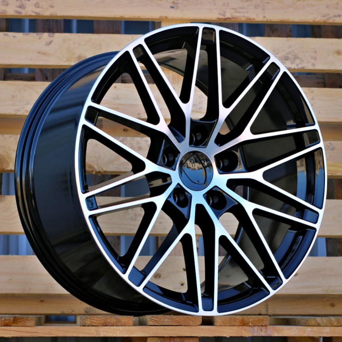 Джанта R20x10  5X130  ET  49  66.5  3S1324  Black Polished (MB)  Fits for PORCH  (M)  (Fit for NEW Macan II (XAB) HYBRID FORGED Rear+Front)