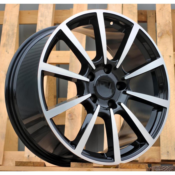 Джанта R20x11  5X130  ET  56  71.5  1067  Black Polished (MB)  Fits for PORCH  (P)  (Rear+Front)