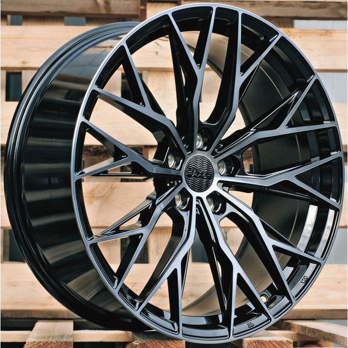Джанта R20x8.5  5X112  ET  40  66.6  HX042  (IN0387)  Black+Tinted Face (BLTF)  Fits for HAXER  (M+P)  (Rear+Front)