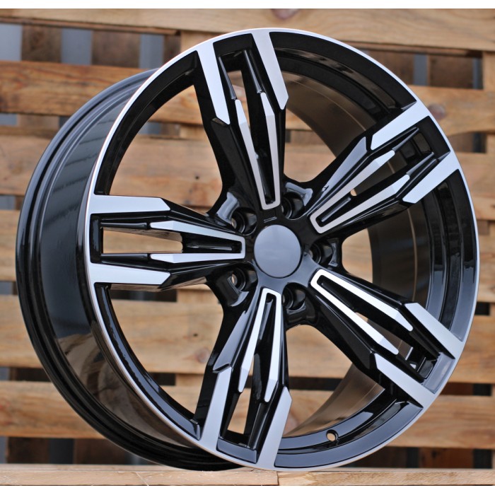 Джанта R20x8.5  5X120  ET  33  72.6  BY983  Black Polished (MB)  For BMW  (Z6+Z1)  (REAR+FRONT)