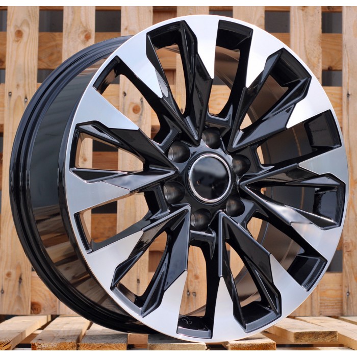 Джанта R20x8.5  5X150  ET  50  110.5  B1734  Black Polished (MB)  Fits for 4X4  (K3)