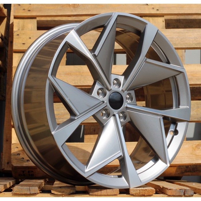 Джанта R20x8  5X112  ET  45  57.1  I5638  Grey Polished (MG)  Fits for SKODA  (Z5)