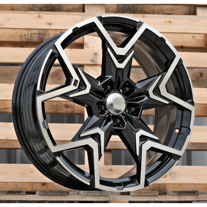 Джанта R20x8  5X112  ET  46  66.6  HF5223  Black Partial Polished (BP)  Fits for BMW  (P2)  (HYBRID FORGED Fit for BMW X2)