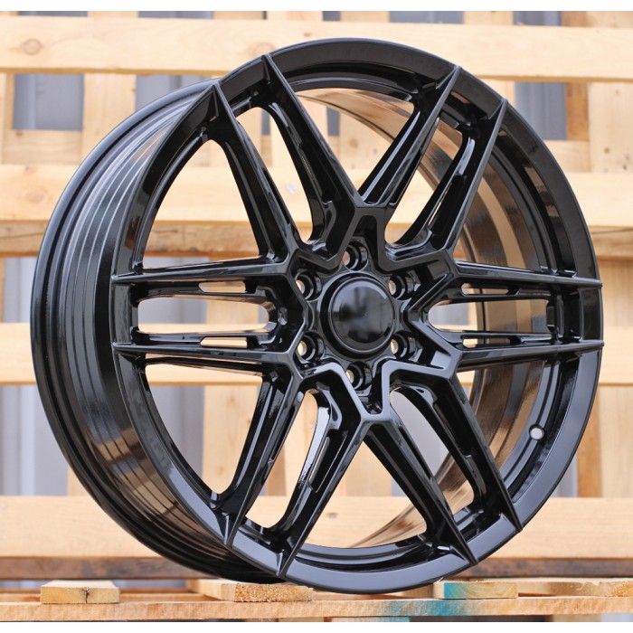 Джанта R20x8  6X120  ET  48  74.6  HF6126  Gloss Black (GB)  Fits for 4X4  (K3)  (HYBRID FORGED (max 1050kg)4X4)