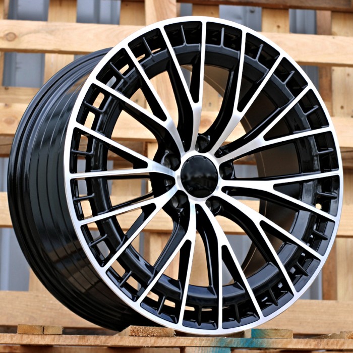 Джанта R20x9.5  5X112  ET  35.5  66.6  3S1384  (YF0470)  Black Polished (MB)  Fits for MER  (S)  (HYBRID FORGED Rear+Front)