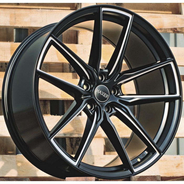 Джанта R20x9.5  5X112  ET  40  66.6  HX045  Black Half Matt (BLHM)  Fits for HAXER  (Z2)  (Milling)
