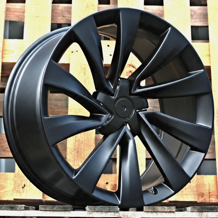 Джанта R20x9.5  5X114.3  ET  45  64.1  H3410F  Black Half Matt (BLHM)  Fits for TESLA  (Z4)  (HYBRID FORGED (Model Y))