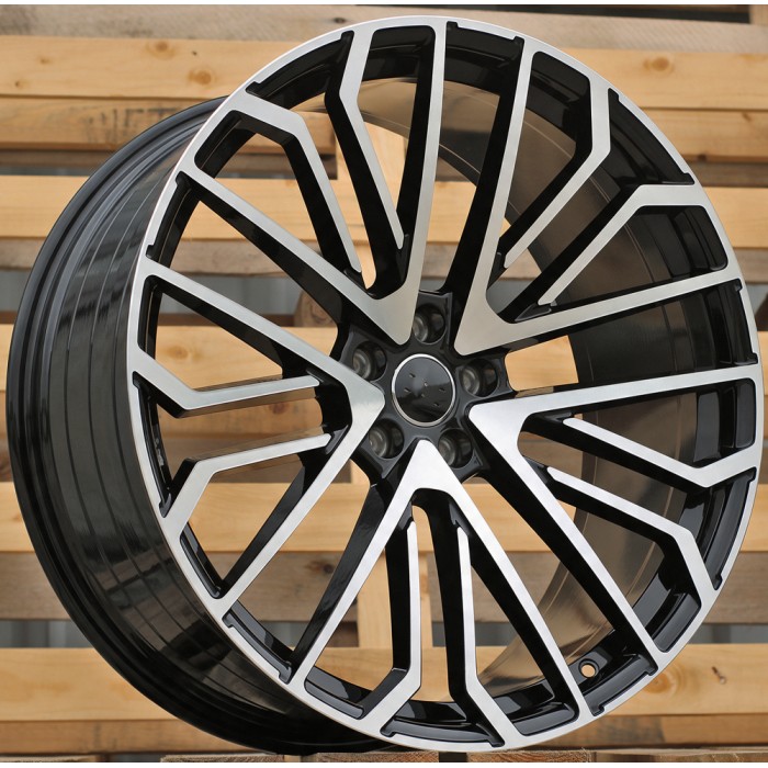 Джанта R20x9  5X112  ET  28  66.5  3S1261  (HA0039)  Black Polished (MB)  For AUD  (Z6)  (HYBRID FORGED)