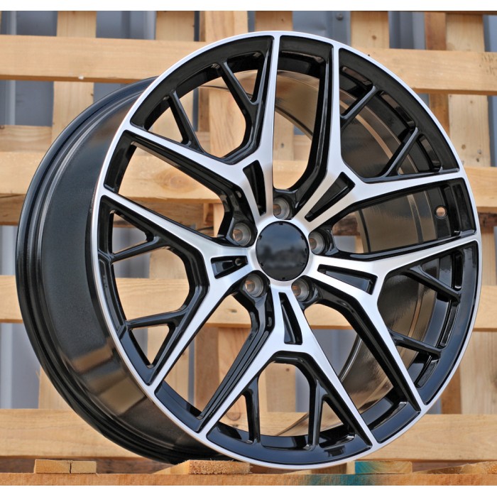 Джанта R20x9  5X112  ET  34  66.6  H3573F  Black Polished (MB)  Fits for MER  (Z4)  (HYBRID FORGED Fit for New S-Class W223 Front+Rear)