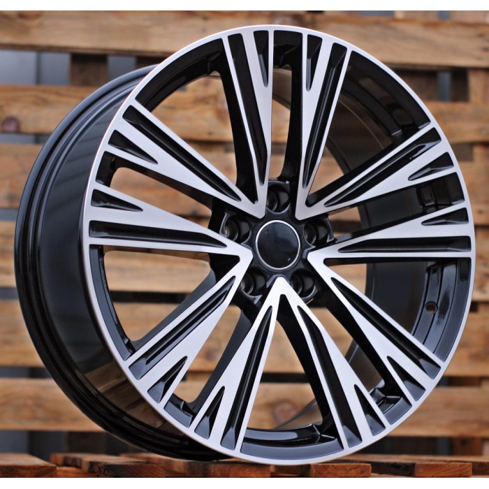 Джанта R20x9  5X112  ET  35  66.5  B1424  (FBX045)  Black Polished (MB)  Fits for AUD  (Z5)  (HYBRID FORGED)