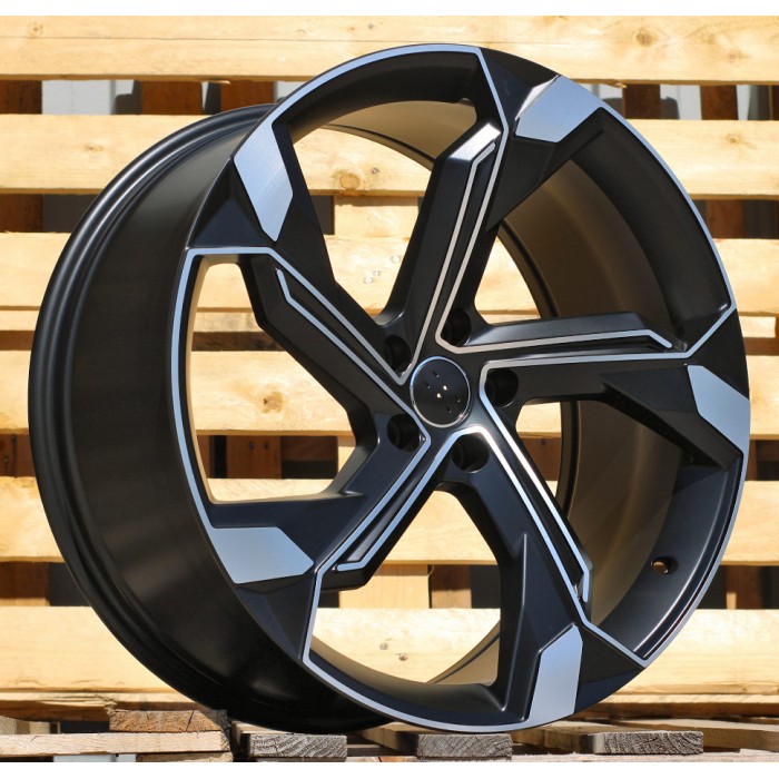 Джанта R20x9  5X112  ET  38  66.5  Y1201  (IN5633)  Black Polished Half Matt (MBHM)  Fits for AUD  (Z5)