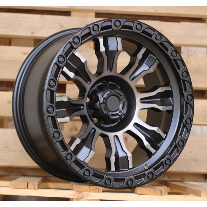 Джанта R20x9  6X139.7  ET  0  110.1  FBX087  Black Polished Matt (MBM)  Fits for 4X4  (K3)  (HYBRID FORGED Bronze)