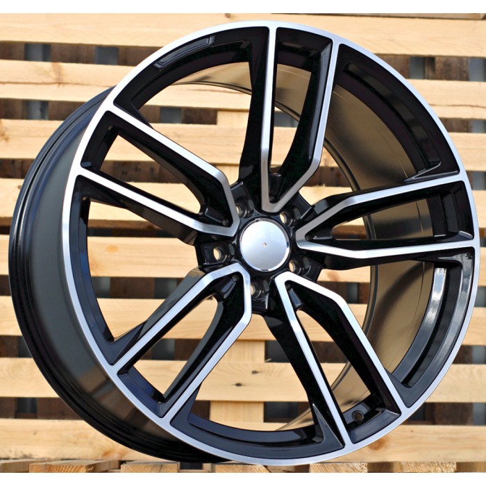 Джанта R21x10  5X112  ET  54  66.6  B5610  Black Polished (MB)  Fits for MER  (P)  (Front+Rear)